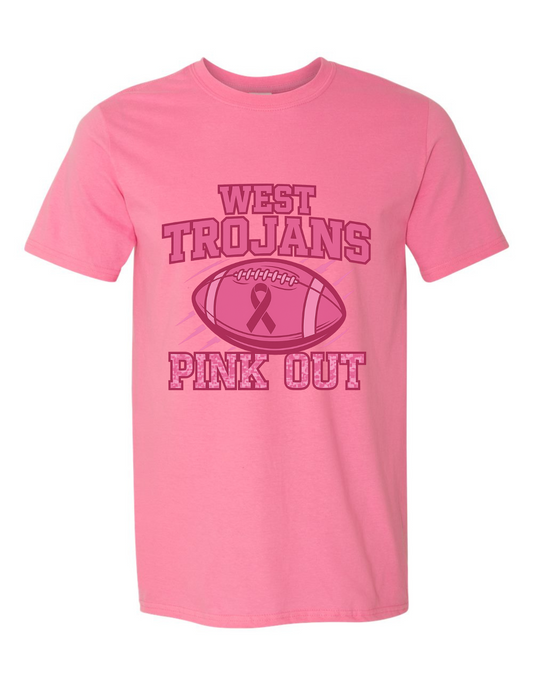 West Pink Out Football Shirt