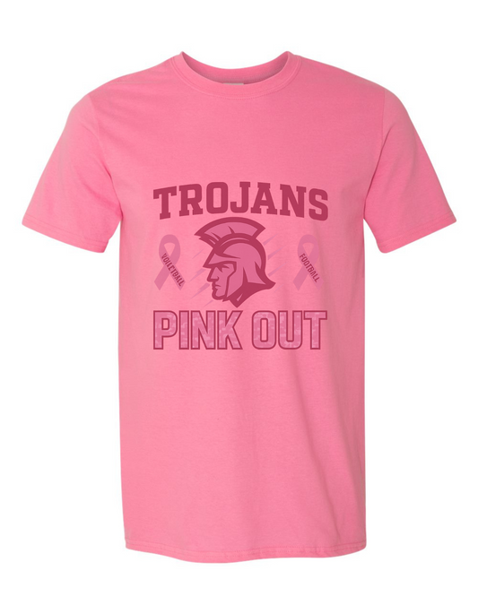 West Pink Out Volleyball and Football Shirt