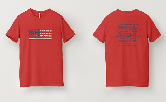 Charlie Kirk Freedom Shirt with Quote